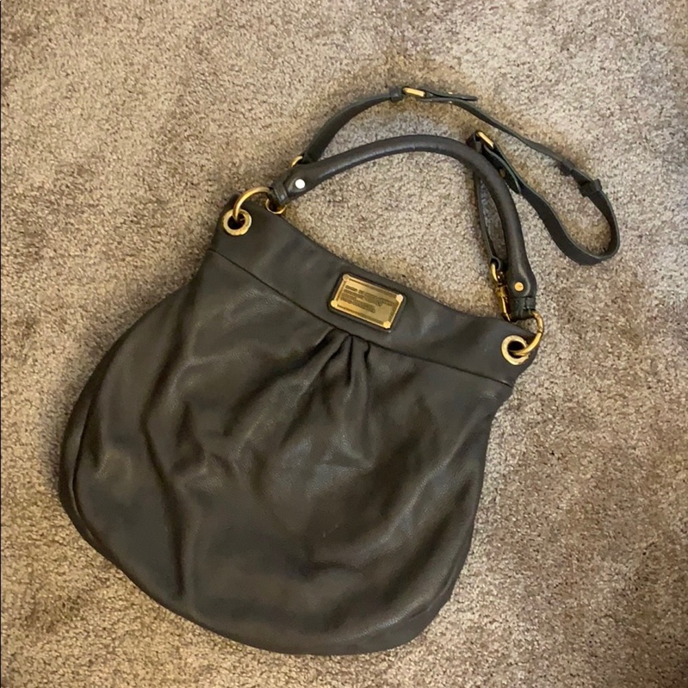Marc Jacobs classic grey leather bag like new